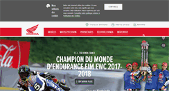 Desktop Screenshot of moto.honda.fr