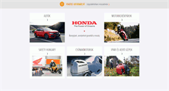 Desktop Screenshot of honda.hu