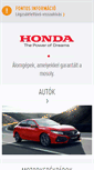 Mobile Screenshot of honda.hu