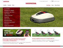 Tablet Screenshot of power.honda.lv