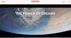 Desktop Screenshot of honda.com