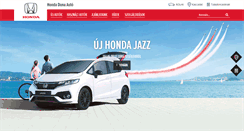 Desktop Screenshot of dunaauto.honda.hu