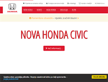 Tablet Screenshot of honda.si