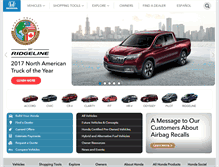 Tablet Screenshot of direct.automobiles.honda.com