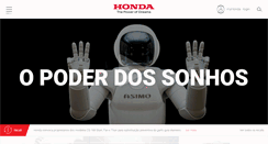 Desktop Screenshot of honda.com.br