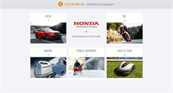 Desktop Screenshot of honda.no