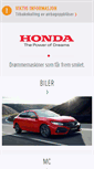Mobile Screenshot of honda.no