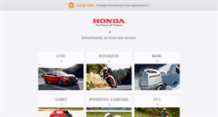 Desktop Screenshot of honda.ee