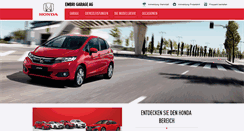 Desktop Screenshot of embri-garage.honda.ch