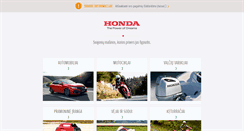 Desktop Screenshot of honda.lt