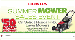 Desktop Screenshot of m.powerequipment.honda.com