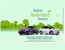 Tablet Screenshot of hybrid.honda.com.my