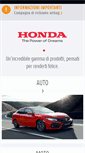 Mobile Screenshot of honda.it
