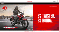 Desktop Screenshot of motos.honda.com.ar
