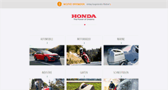 Desktop Screenshot of honda.at