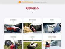 Tablet Screenshot of honda.at