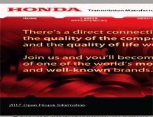 Tablet Screenshot of htm.honda.com