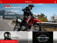 Tablet Screenshot of motos.honda.com.co