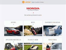 Tablet Screenshot of honda.lu