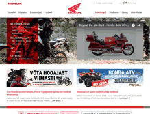 Tablet Screenshot of bikes.honda.ee