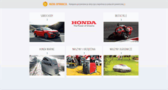 Desktop Screenshot of honda.pl