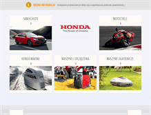 Tablet Screenshot of honda.pl